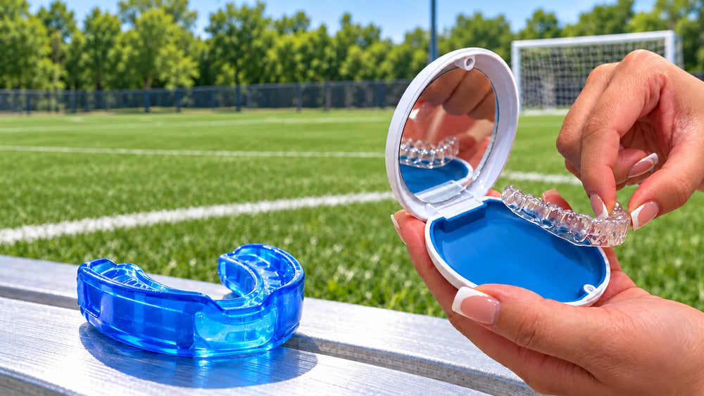 Can You Wear a Mouthguard With Clear Aligners? A Sport Guide